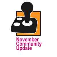 AbleGamers Logo with "November Community Update" under it.