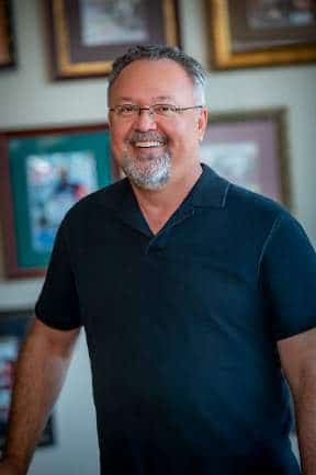 Photograph of Tim Cain from Gamespot.