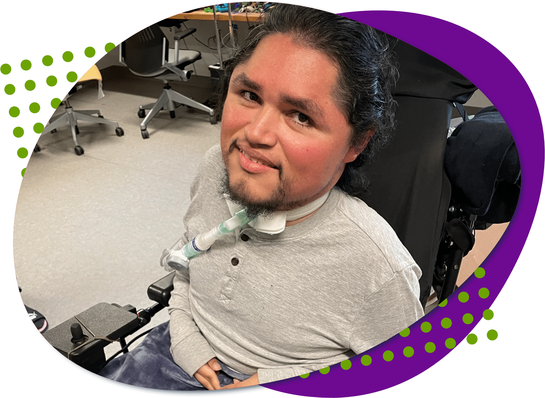 Carlos A photo of Carlos. He has dark hair and a beard. He is smiling.