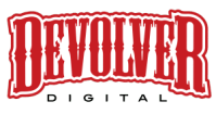 red and black Devolver Digital logo